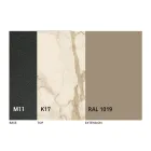 Table à manger ronde avec plateau extensible jusqu'à 180 cm Made in Italy - Muschio Viadurini