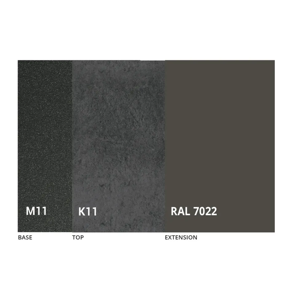 Table à manger ronde avec plateau extensible jusqu'à 180 cm Made in Italy - Muschio Viadurini