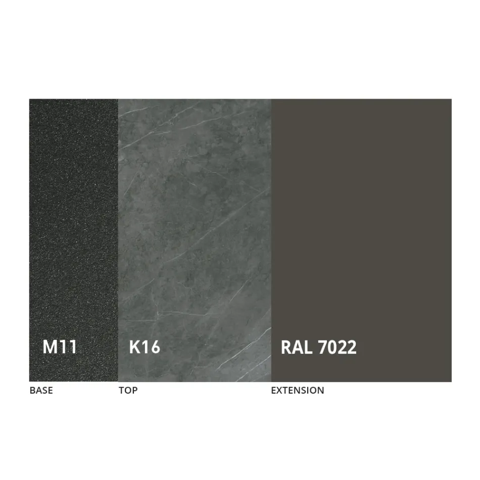 Table à manger ronde avec plateau extensible jusqu'à 180 cm Made in Italy - Muschio Viadurini