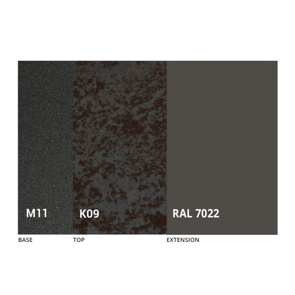 Table à manger ronde avec plateau extensible jusqu'à 180 cm Made in Italy - Muschio Viadurini