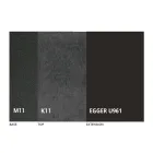 Table à manger ronde extensible jusqu'à 270 cm en céramique Made in Italy - Muschio Viadurini