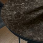 Table à manger ronde extensible jusqu'à 270 cm en céramique Made in Italy - Muschio Viadurini