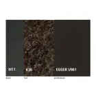 Table à manger ronde extensible jusqu'à 270 cm en céramique Made in Italy - Muschio Viadurini