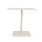 Table carrée 80x80 cm pour extérieur en aluminium beige - Alfresco Viadurini