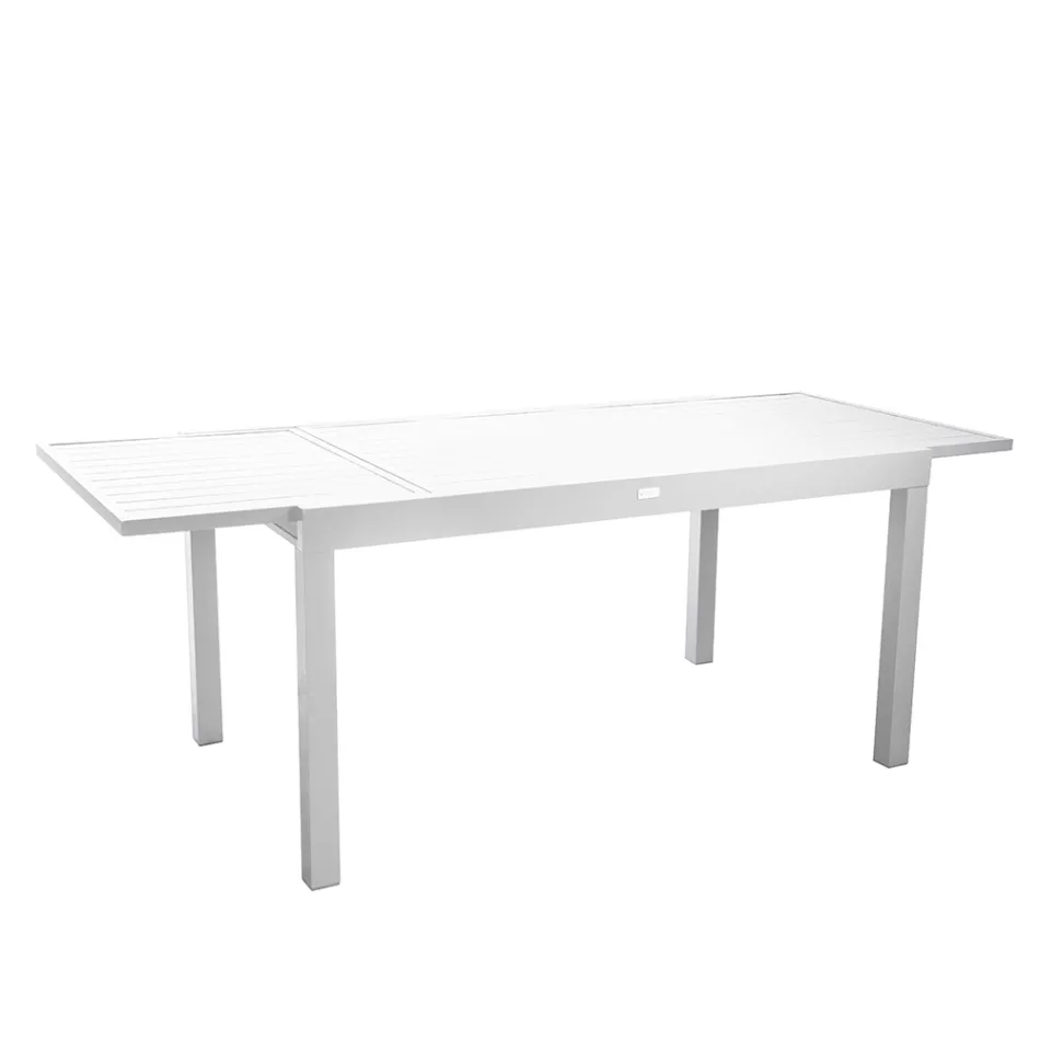 Table carrée extensible à 180 cm en aluminium - Marker Viadurini