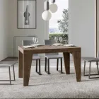Table Carrée Extensible jusqu'à 440 cm en Bois Made in Italy - Fleur Viadurini