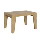 Table Carrée Extensible jusqu'à 440 cm en Bois Made in Italy - Fleur Viadurini
