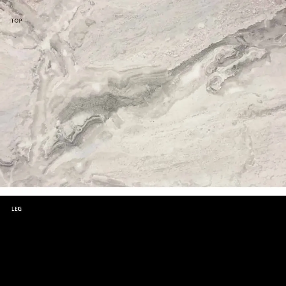 Table de salle à manger carrée, plateau en HPL - XIXe siècle par Slide Viadurini