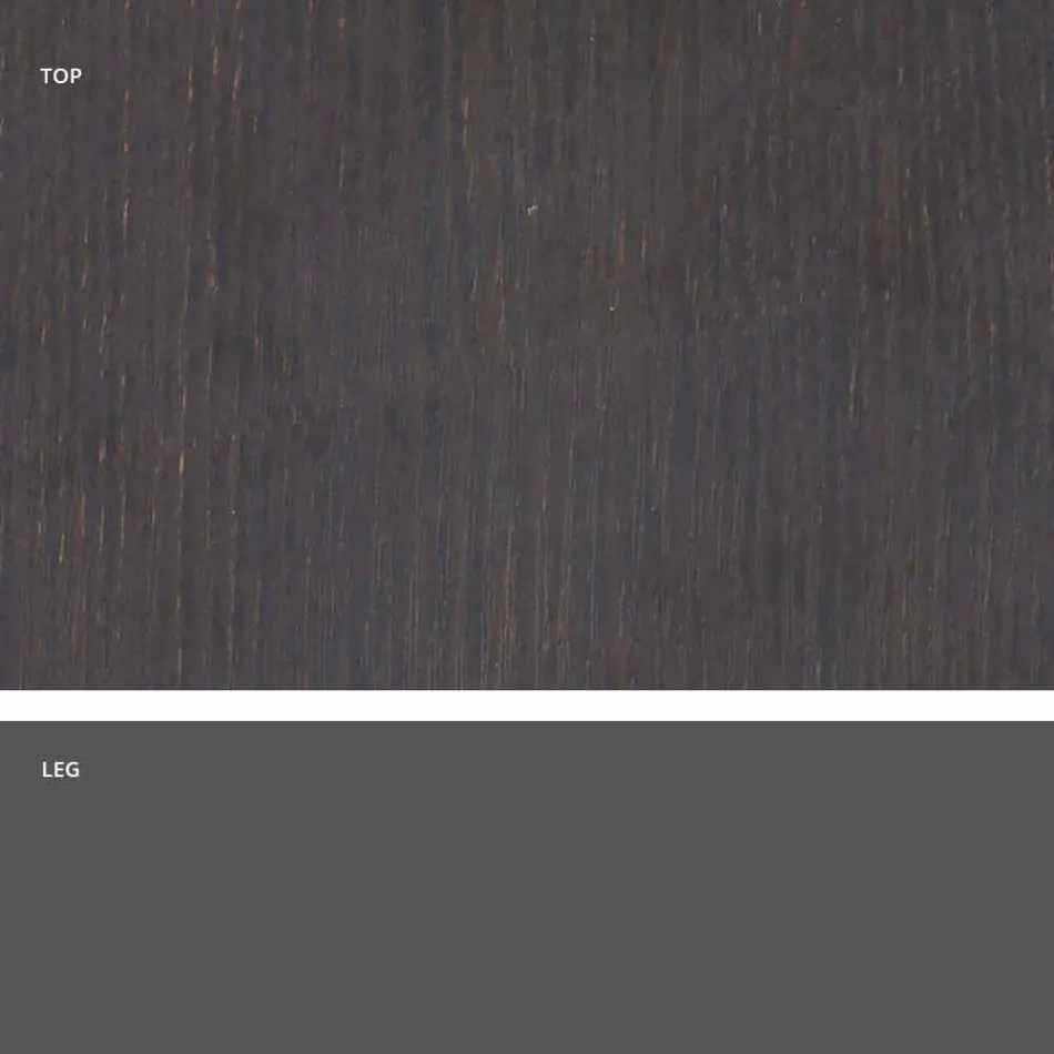 Table de salle à manger carrée, plateau en HPL - XIXe siècle par Slide Viadurini