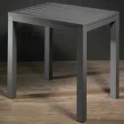 Table de jardin carrée fixe en aluminium - Marker Viadurini
