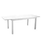 Table rectangulaire extensible à 210 cm en aluminium - Pennarello Viadurini