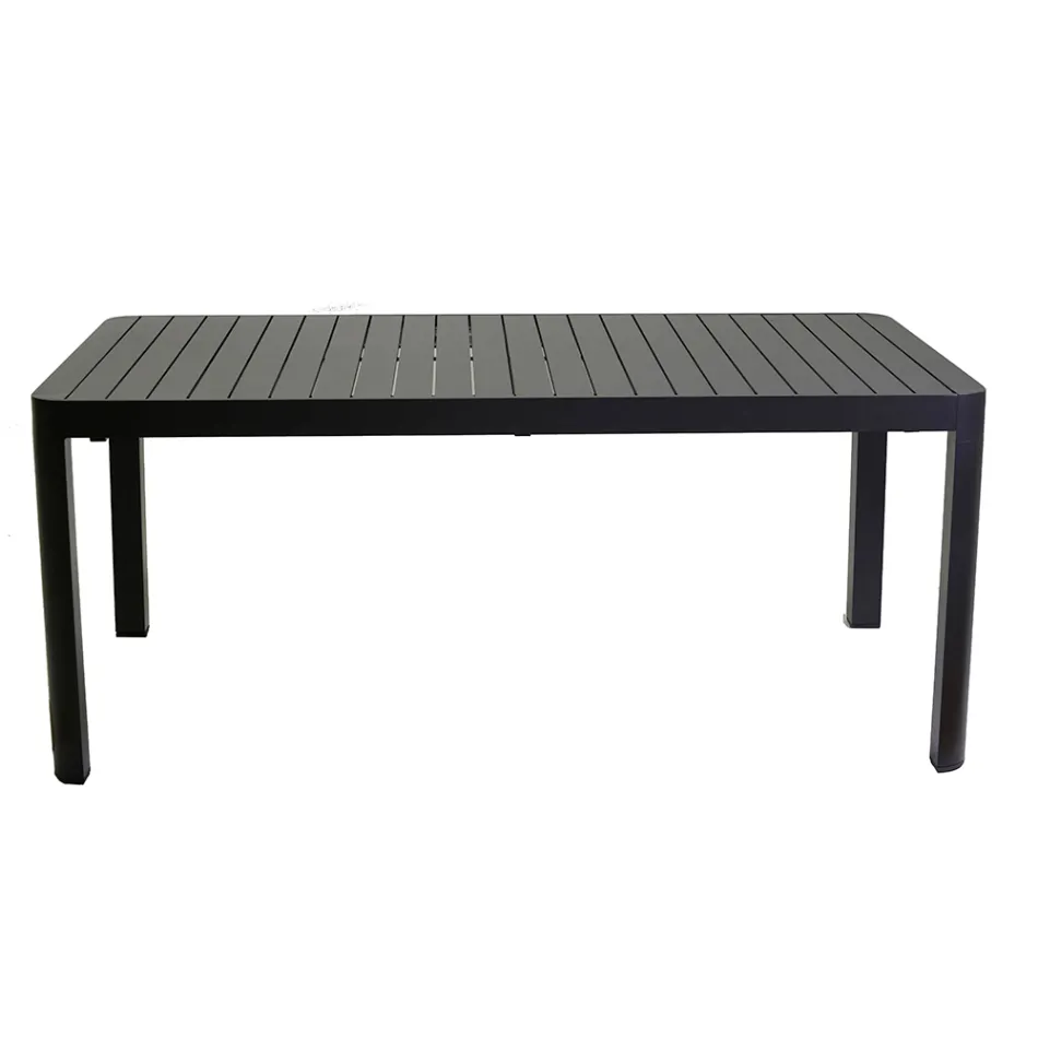 Table rectangulaire extensible à 240 cm pour l'extérieur en aluminium - Sheet Viadurini