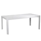 Table rectangulaire extensible à 240 cm pour l'extérieur en aluminium - Sheet Viadurini