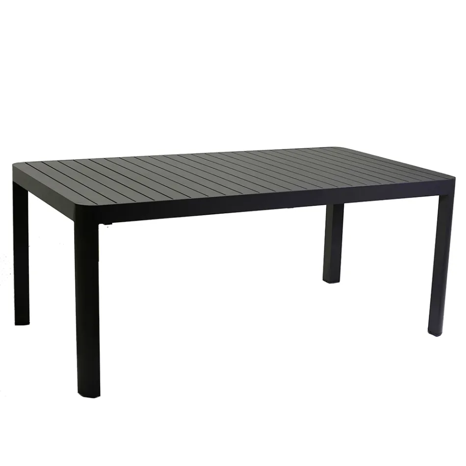 Table rectangulaire extensible à 240 cm pour l'extérieur en aluminium - Sheet Viadurini