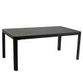 Table rectangulaire extensible à 240 cm pour l'extérieur en aluminium - Sheet
