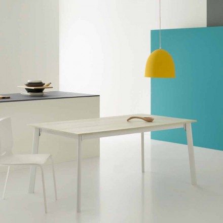Table Rectangulaire Extensible Moderne, 6/8 Places - Sellia Basic Viadurini
