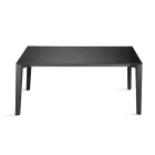 Table rectangulaire huit places en MDF et bois écologique, plusieurs finitions - Enea Viadurini