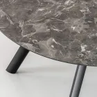 Table ronde extensible jusqu'à 170 cm en stratifié HPL - Convivio Viadurini