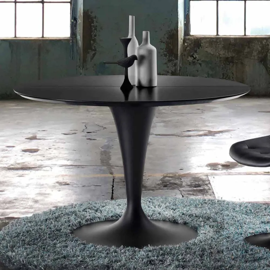Table design ronde, extensible et moderne - Borgia Viadurini