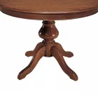 Table ronde avec rallonge de 34 cm Made in Italy - Tellus Viadurini