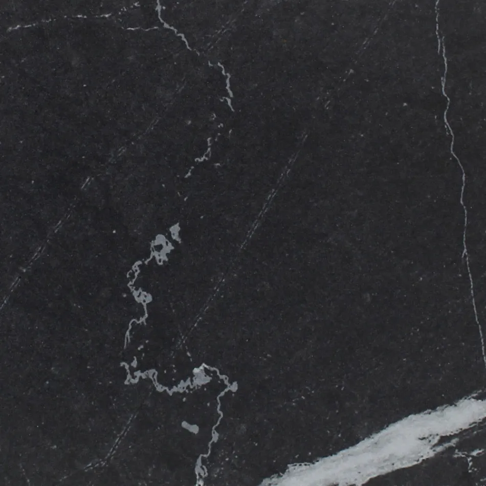 Table d'extérieur ronde en céramique Marquinia noire fabriquée en Italie - Pegaso Viadurini