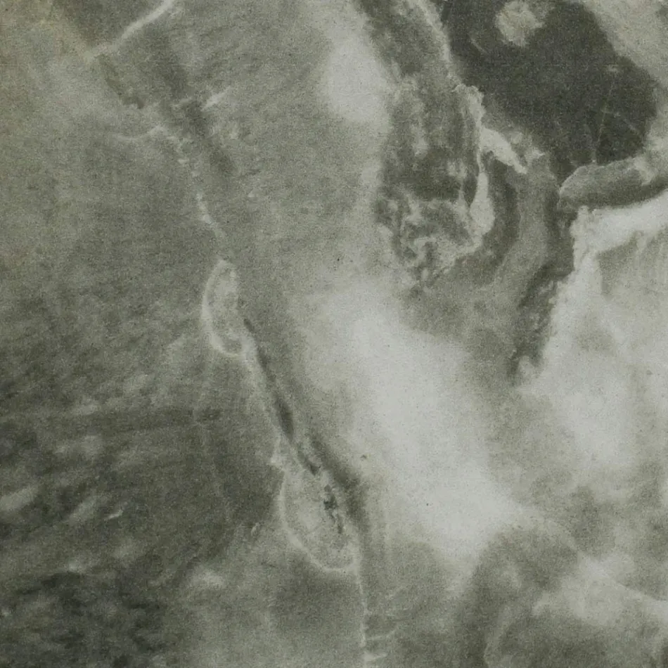 Table d'extérieur ronde en céramique Orobico Luxe fabriquée en Italie - Pegaso Viadurini