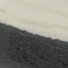 Table d'extérieur ronde en céramique blanche Panda fabriquée en Italie - Pegaso Viadurini