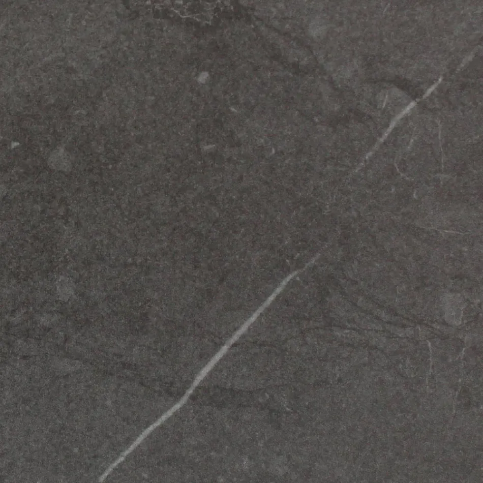 Table d'extérieur ronde en céramique pierre grise fabriquée en Italie - Pegaso Viadurini