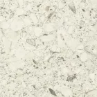 Table d'extérieur ronde en céramique terrazzo blanche fabriquée en Italie - Pegaso Viadurini