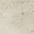 Table d'extérieur ronde en céramique travertin clair fabriquée en Italie - Pegaso Viadurini