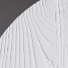 Table de salle à manger ronde en contreplaqué plaqué frêne - Libra Viadurini