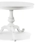 Table de salon ronde extensible en bois fabriquée en Italie - Vittoria Viadurini