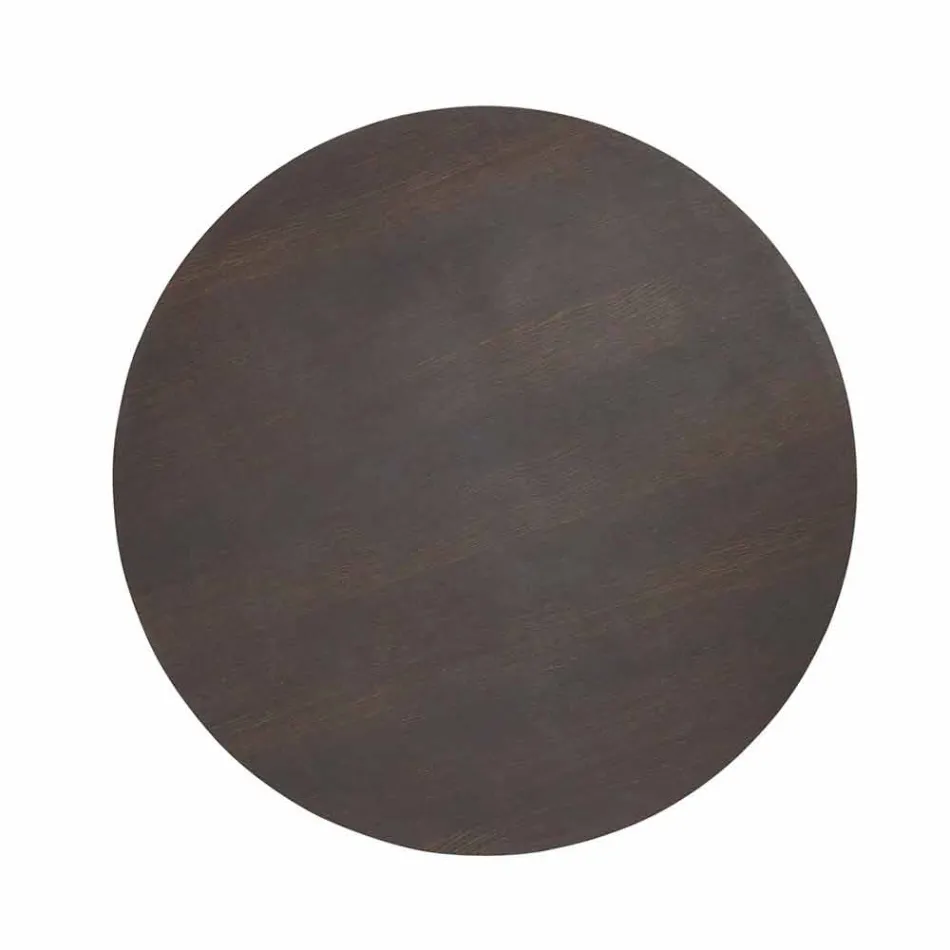 Table ronde de design classique, plateau Ø140 et HPL - XIXe siècle par Slide Viadurini