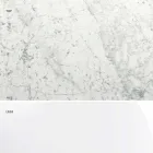 Table ronde moderne en marbre de Carrare et Marquinia fabriquée en Italie – Dollars Viadurini