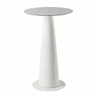 Dessus de table ronde en polyéthylène Slide Hoplà (H110) hpl fabriqué en Italie Viadurini