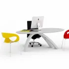 Table / bureau avec bureau design Jatz II made in Italy Viadurini