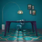 Table de bureau design moderne produite en Italie, Pomarolo Viadurini