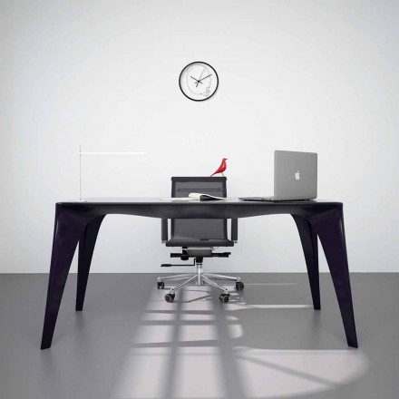 Table de bureau design moderne produite en Italie, Pomarolo Viadurini