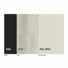 Table à manger ronde extensible jusqu'à 165 cm avec plateau en céramique - Pistolero Viadurini