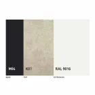 Table à manger ronde extensible jusqu'à 165 cm avec plateau en céramique - Pistolero Viadurini