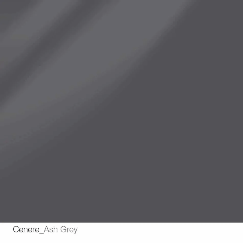 Table design ronde d.120 plateau en cristal fabriqué en Italie Cristal Viadurini