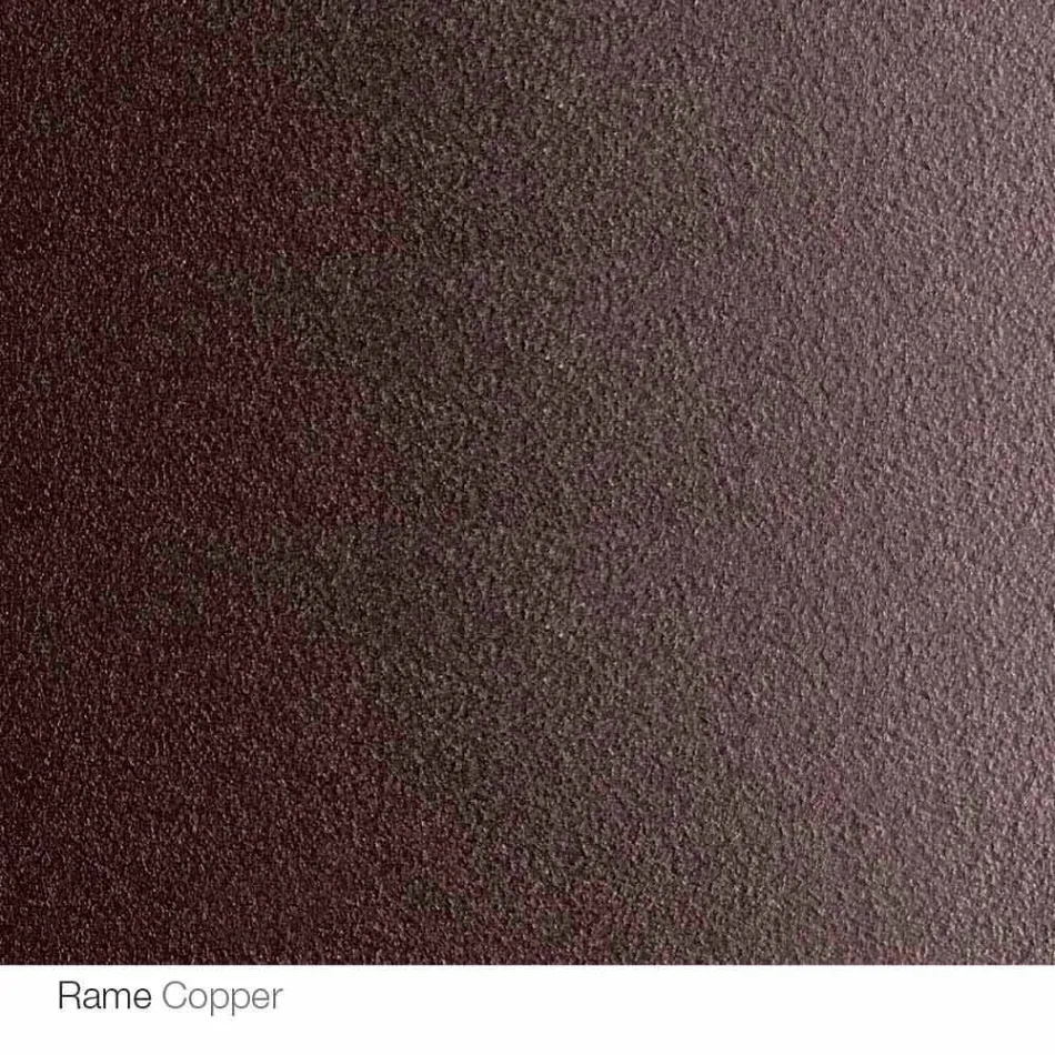 Table design ronde d.120 plateau en cristal fabriqué en Italie Cristal Viadurini