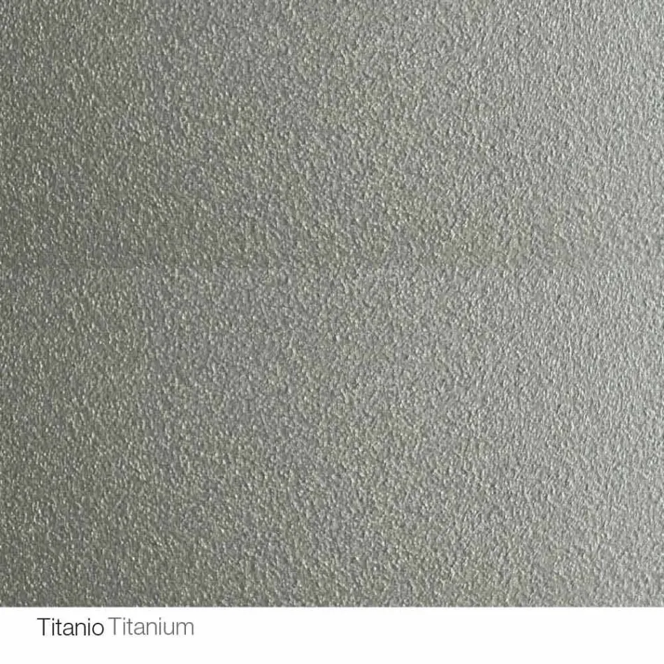 Table design ronde d.120 plateau en cristal fabriqué en Italie Cristal Viadurini