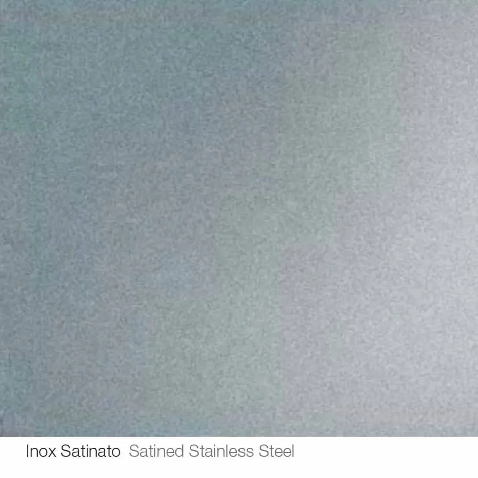 Table design ronde d.160 plateau en cristal fabriqué en Italie Cristal Viadurini