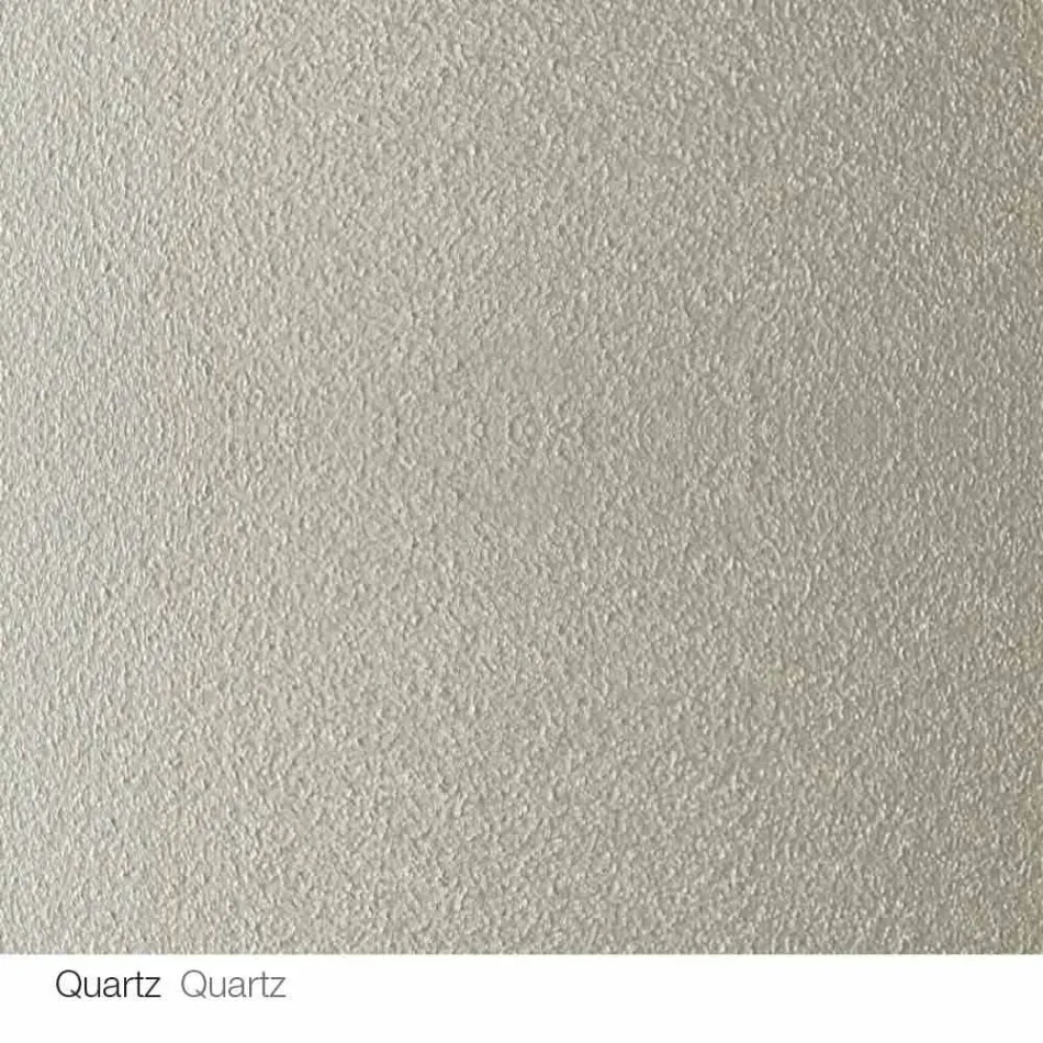 Table design ronde d.160 plateau en cristal fabriqué en Italie Cristal Viadurini