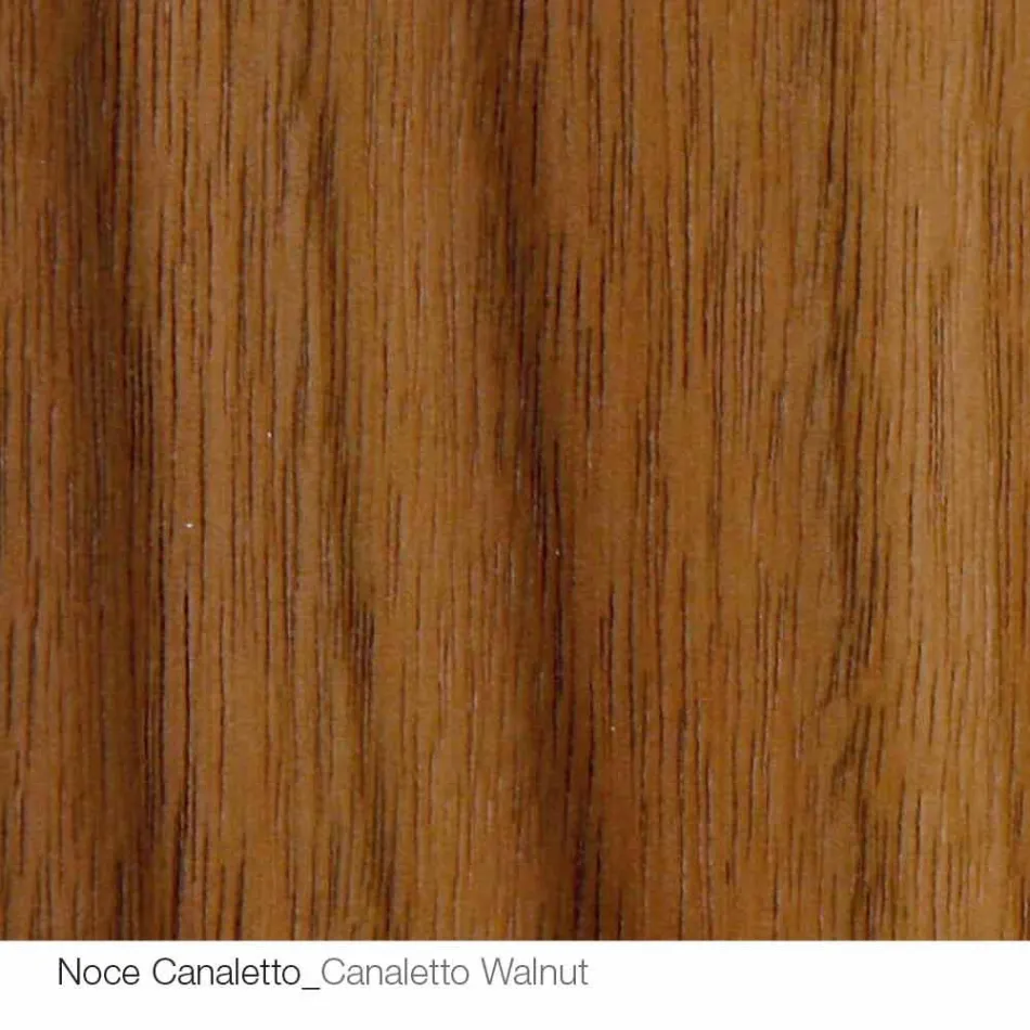 Table design ronde d.160 plateau en cristal fabriqué en Italie Cristal Viadurini