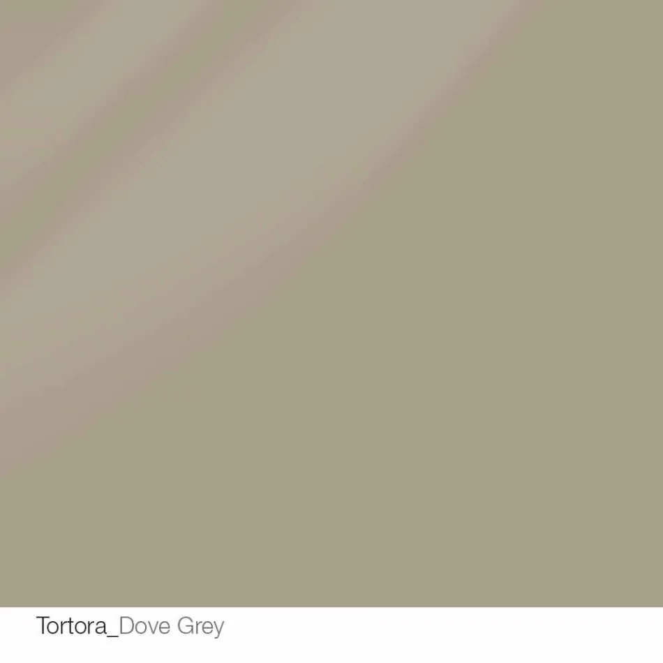 Table design ronde d.160 plateau en cristal fabriqué en Italie Cristal Viadurini