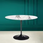 Table Tulipe Eero Saarinen H 73 en Céramique Invisible Select Made in Italy - Ecarlate Viadurini
