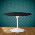 Table Tulipe Eero Saarinen H 74 en céramique Sirius Made in Italy - Ecarlate