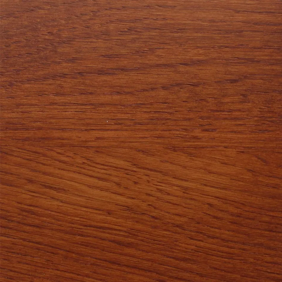 Table Tulipe Eero Saarinen H 73 Ovale en chêne teinté cerisier Made in Italy - Ecarlate Viadurini